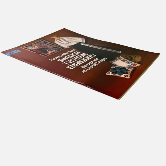 Swedish Tvistsom Embroidery Techniques Pamela Miller Ness 46 Designs 1981 Vtg - Picture 3 of 10